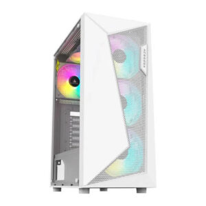 Atlas R338 white with 4 rainbow fans